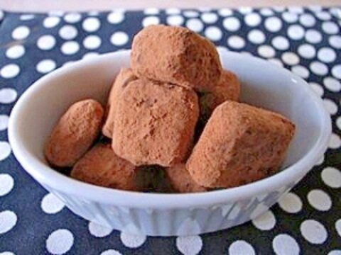 簡単とろける生チョコ!豆乳でヘルシー 2種類